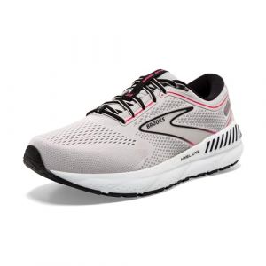 Brooks Women's Ariel GTS 23 Running Shoe - Grey/Black/Pink - 12 Wide