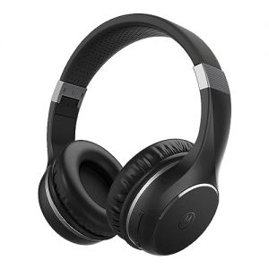 Motorola Sound Moto XT 220 | Cuffie over-ear senza fili con 24 ore di riproduzione e microfono | Isolamento acustico passivo e pieghevole | Nero