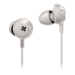 Philips SHE4305WT/00 Cuffie Auricolari in Ear Bass