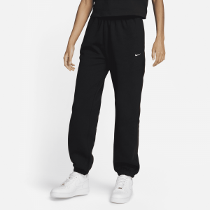 Pantaloni in fleece Nike Solo Swoosh - Donna - Nero