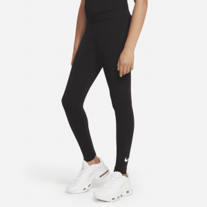 Leggings con Swoosh Nike Sportswear Favorites - Ragazza - Nero