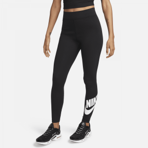 Leggings a vita alta con grafica Nike Sportswear Classics ? Donna - Nero