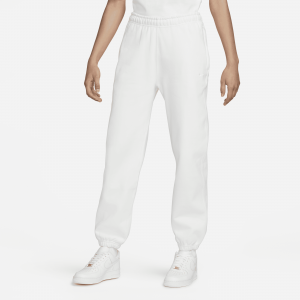 Pantaloni in fleece Nike Solo Swoosh - Donna - Bianco