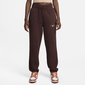 Pantaloni oversize a vita alta Nike Sportswear Phoenix Fleece ? Donna - Marrone