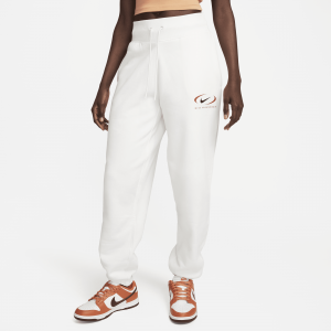 Pantaloni oversize a vita alta Nike Sportswear Phoenix Fleece ? Donna - Bianco