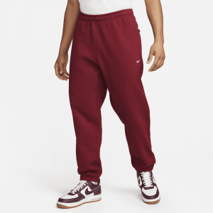 Pantaloni in fleece Nike Solo Swoosh - Uomo - Rosso