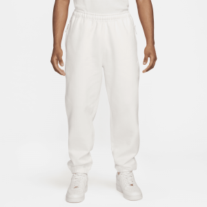 Pantaloni in fleece Nike Solo Swoosh - Uomo - Bianco