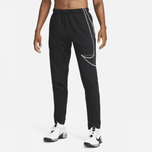 Pantaloni da running affusolati in fleece Nike Dri-FIT ? Uomo - Nero
