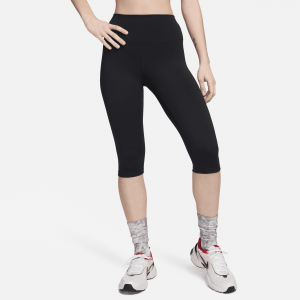 Leggings capri a vita alta Nike One ? Donna - Nero