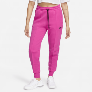 Pantaloni jogger a vita media Nike Sportswear Tech Fleece ? Donna - Rosso