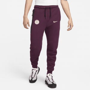 Pantaloni jogger da calcio Nike Paris Saint-Germain Tech Fleece ? Uomo - Rosso