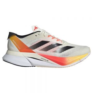 Adidas Adizero Boston 12 Running Shoes Bianco,Arancione Uomo