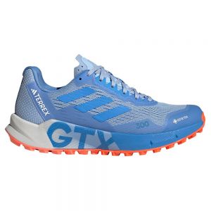 Adidas Terrex Agravic Flow 2 Goretex Trail Running Shoes Blu Donna