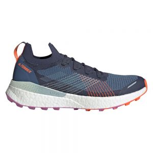 Adidas Terrex Two Ultra Primeblue Trail Running Shoes Blu Uomo