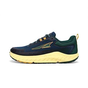 ALTRA Men Outroad 2 Trail Running Shoe Running Shoes Blue - Yellow 7