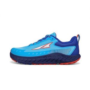ALTRA Men Outroad 2 Trail Running Shoe Running Shoes Yellow - Blue 9