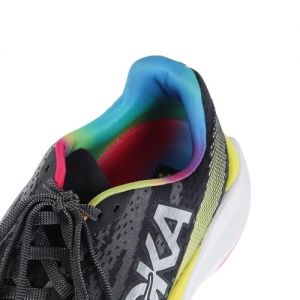 HOKA Mach X Uomo Scarpe da Running Nero Multicolore