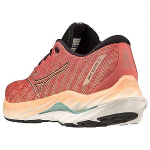 Mizuno Men Wave Inspire 19 Stability Running Shoe Running Shoes Red - Orange 10