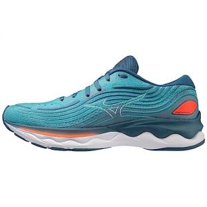 Mizuno Men Wave Skyrise 4 Neutral Running Shoe Running Shoes Blue - Orange 7