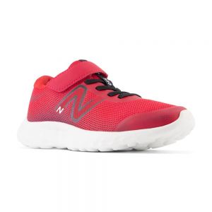 New Balance 520v8 Bungee Lace Running Shoes Rosso Ragazzo