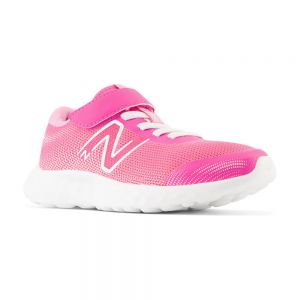 New Balance 520v8 Bungee Lace Running Shoes Rosa Ragazzo