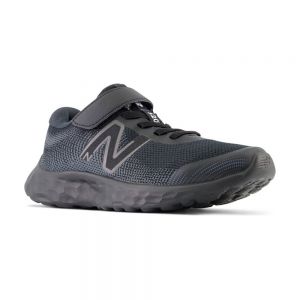 New Balance 520v8 Bungee Lace Running Shoes Nero Ragazzo