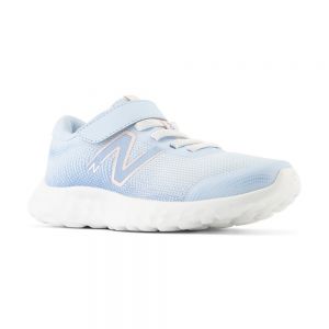 New Balance 520v8 Bungee Lace Running Shoes Bianco Ragazzo