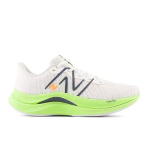 New Balance Donna FuelCell Propel v4 in Bianca/Verde/Blu, Synthetic, Taglia 37