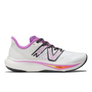 New Balance Donna FuelCell Rebel v3 in Bianca/blanc/Rosa/Rose/Grigio/Gris, Synthetic, Taglia 37