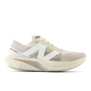New Balance Donna Sydney's Signature Collection FuelCell Rebel v4 in Beige/Grigio/Gris/Bianca/blanc/Marrone/marron, Synthetic, Taglia 39