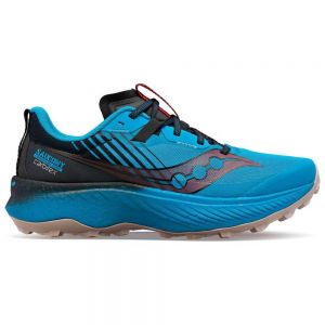 Saucony Endorphin Edge Trail Running Shoes Blu Uomo