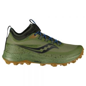 Saucony Peregrine 13 St Trail Running Shoes Verde Uomo