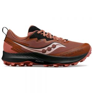 Saucony Peregrine 14 Gore-tex Trail Running Shoes Marrone Donna