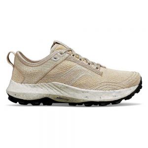 Saucony Peregrine Rfg Trail Running Shoes Beige Donna