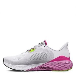 Under Armour Women HOVR Machina 3 Neutral Running Shoe Running Shoes White - Pink 7