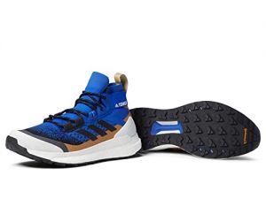 adidas Terrex Free Hiker Primeblue Hiking Shoes Core Black/Core Black/Bold Blue 9.5 D (M)
