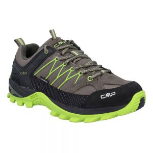 Cmp Rigel Low Wp 3q54457 Hiking Shoes Verde,Grigio Uomo