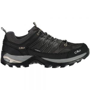 Cmp Rigel Low Wp 3q54457 Hiking Shoes Marrone,Nero Uomo