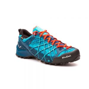 Salewa Wildfire Goretex Hiking Shoes Blu Donna