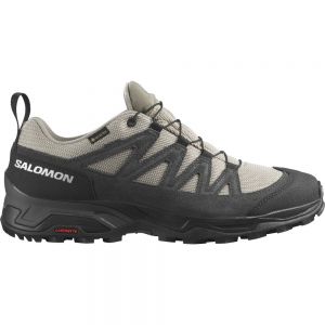 Salomon X-ward Leather Goretex Hiking Shoes Grigio Uomo