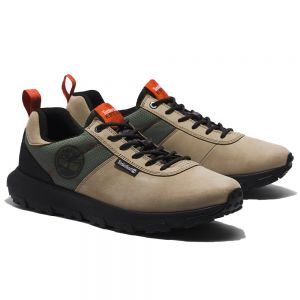 Timberland Winsor Trail Low Leather Hiking Shoes Beige Uomo