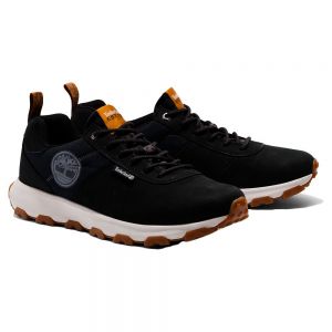 Timberland Winsor Trail Low Leather Hiking Shoes Nero Uomo
