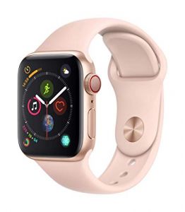 Apple Watch Series 4 40mm (GPS + Cellular) - Cassa In Alluminio Color Oro Con Cinturino Sport Rosa Sabbia (Ricondizionato)