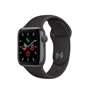 Apple Watch Series 5 40mm (GPS) - Cassa In Alluminio Color Grigio Siderale Con Nero Cinturino Sport (Ricondizionato)