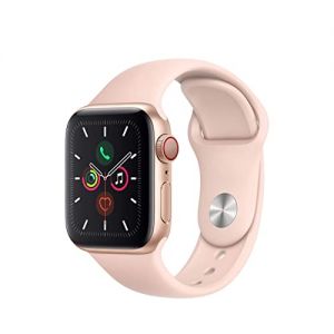 Apple Watch Series 5 40mm (GPS + Cellular) - Cassa In Alluminio Color Oro Con Cinturino Sport Rosa Sabbia (Ricondizionato)