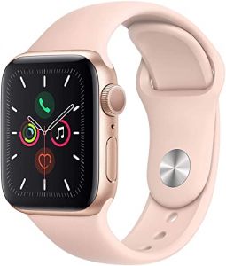 Apple Watch Series 5 40mm (GPS) - Cassa In Alluminio Color Oro Con Cinturino Sport Rosa Sabbia (Ricondizionato)