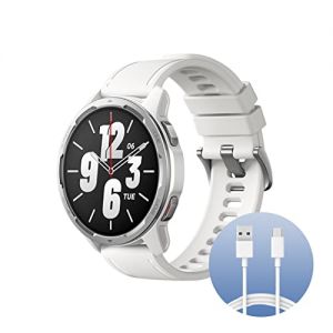 Xiaomi Watch S1 Active (Moon White) e USB-C Cable 1m (Bianco)