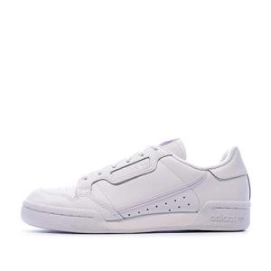 adidas Baskets Blanches Fille/Femme Continental 80