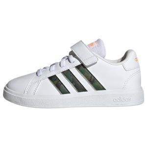 adidas Grand Court Lifestyle Court Elastic Lace And Top Strap Shoes