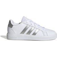 Grand Court 2.0 Gs Bianco Argento - Sneakers Bambina 